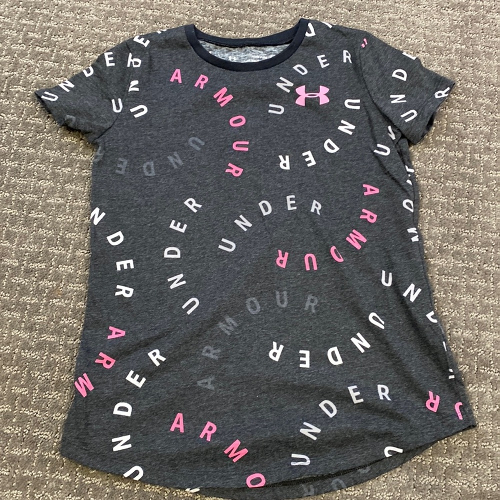 Girls youth medium under Armor tunic top